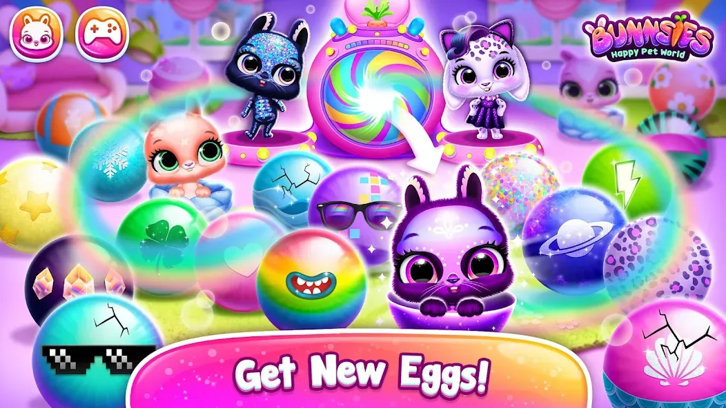 Bunnsies - Happy Pet World (Баннсиз)  [МОД Меню] Screenshot 2