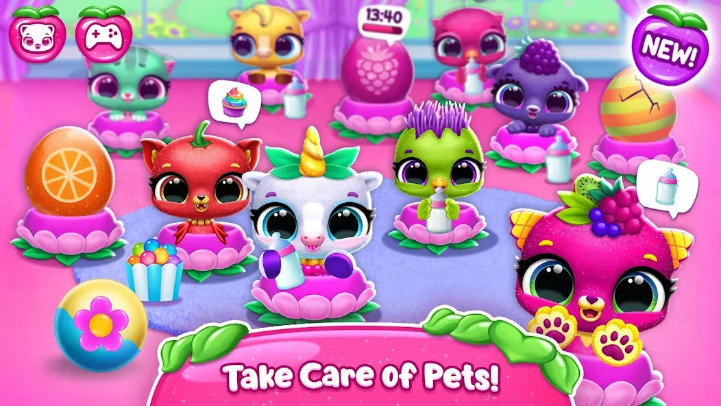 Fruitsies - Pet Friends (Фрутсиз)  [МОД Бесконечные монеты] Screenshot 4