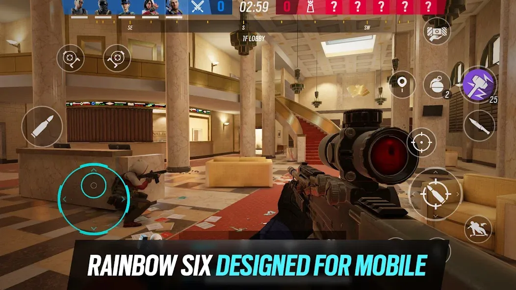 Rainbow Six Mobile (Рейнбоу Сикс Мобайл)  [МОД Unlocked] Screenshot 1