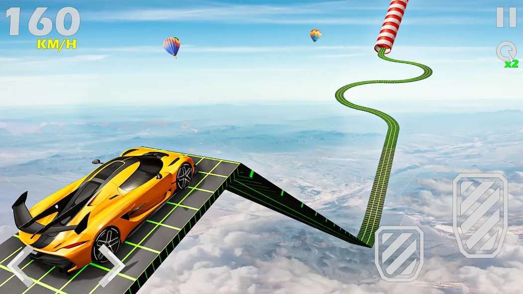 Mega Ramp Car Games Car Stunts  [МОД Много денег] Screenshot 4