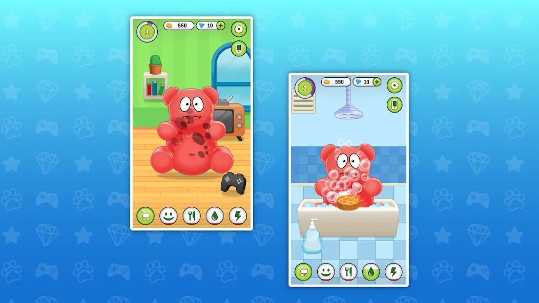 My Jelly Bear Pet  [МОД Mega Pack] Screenshot 1