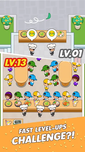 Food Fever: Restaurant Tycoon (Фуд Фивер)  [МОД Unlocked] Screenshot 1