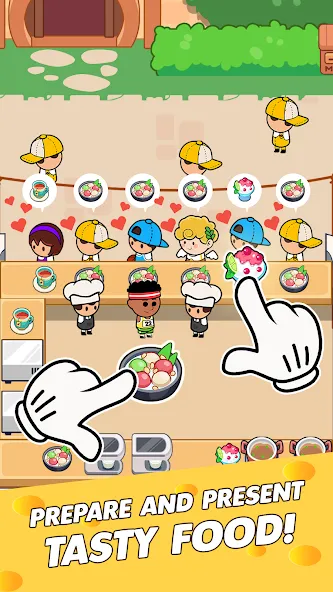 Food Fever: Restaurant Tycoon (Фуд Фивер)  [МОД Unlocked] Screenshot 3