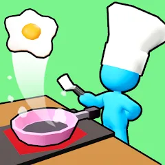 Взломанная Kitchen Fever: Food Tycoon (Китчен Фивер)  [МОД Много монет] - последняя версия apk на Андроид