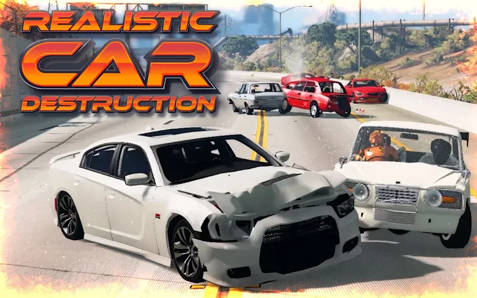 Highway Crash Car Race  [МОД Unlocked] Screenshot 5