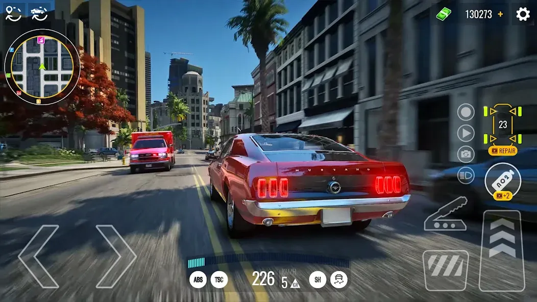 Driving Real Race City 3D (Драйвинг Реал Рейс Сити 3Д)  [МОД Бесконечные монеты] Screenshot 2