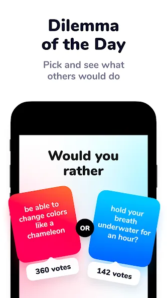 Dilemmaly - Would you rather?  [МОД Unlimited Money] Screenshot 4