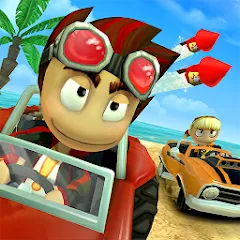 Взлом Beach Buggy Racing (Бич Багги Рейсинг)  [МОД Много монет] - полная версия apk на Андроид