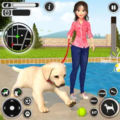 Скачать взлом Dog Simulator Pet Dog Games 3D  [МОД Unlimited Money] - полная версия apk на Андроид