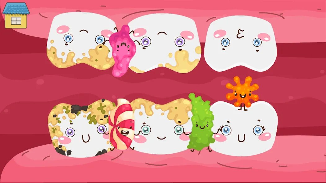 Funny Teeth kids dentist care!  [МОД Меню] Screenshot 5