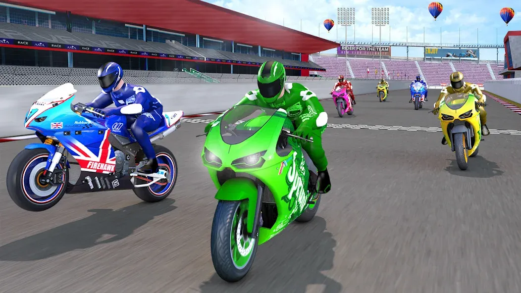 3D Bike Racing Games Offline  [МОД Unlocked] Screenshot 4