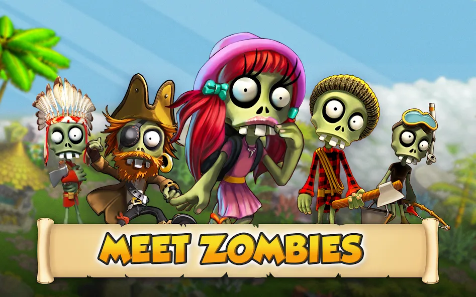 Zombie Castaways  [МОД Меню] Screenshot 5