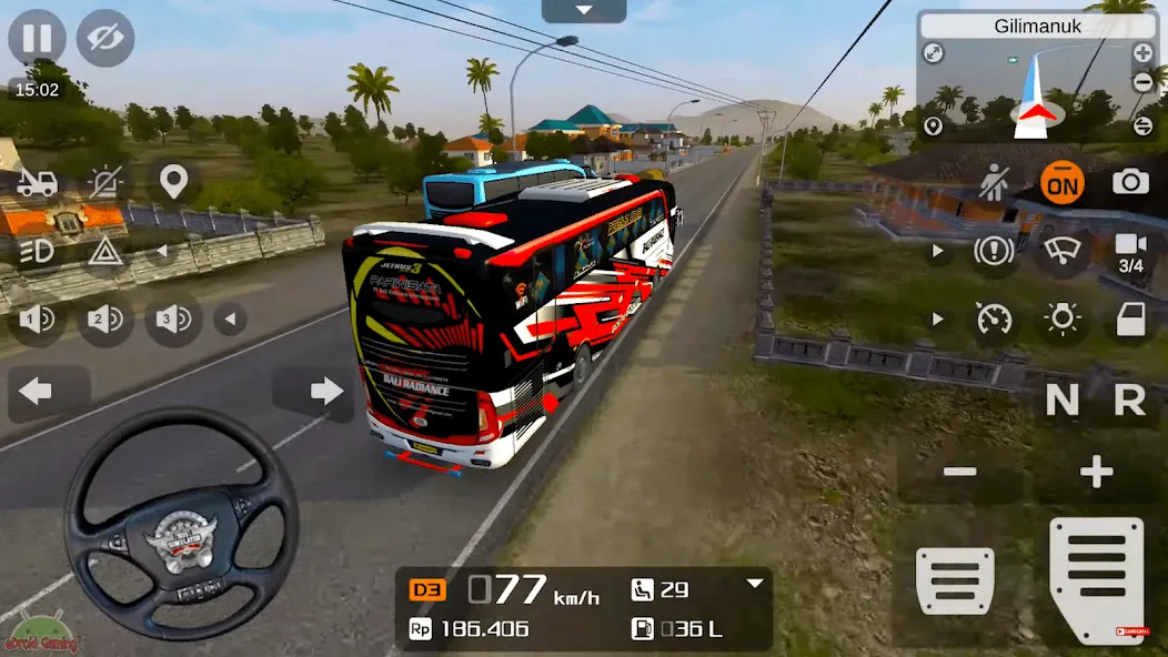 Coach Tourist Bus City Driving  [МОД Много денег] Screenshot 1