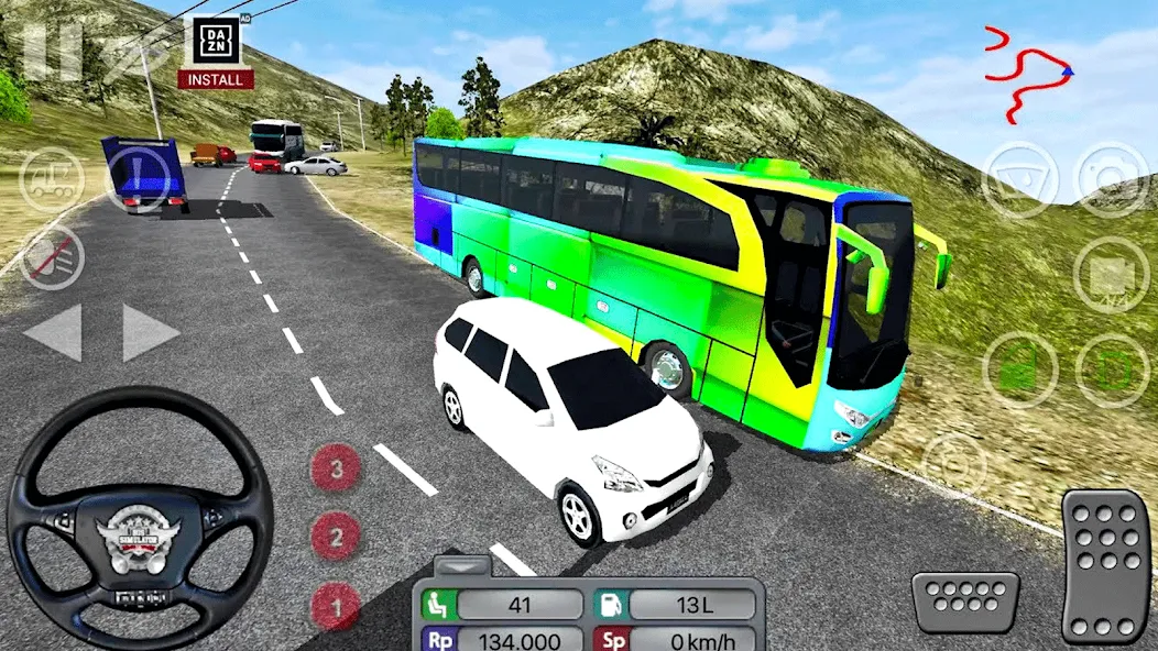 Coach Tourist Bus City Driving  [МОД Много денег] Screenshot 3