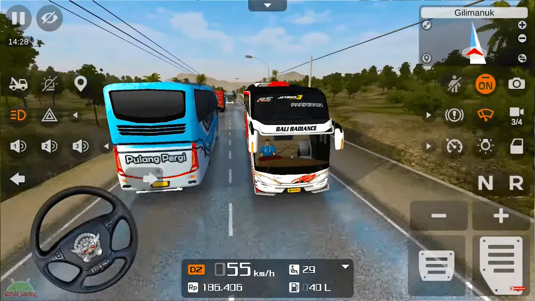 Coach Tourist Bus City Driving  [МОД Много денег] Screenshot 5