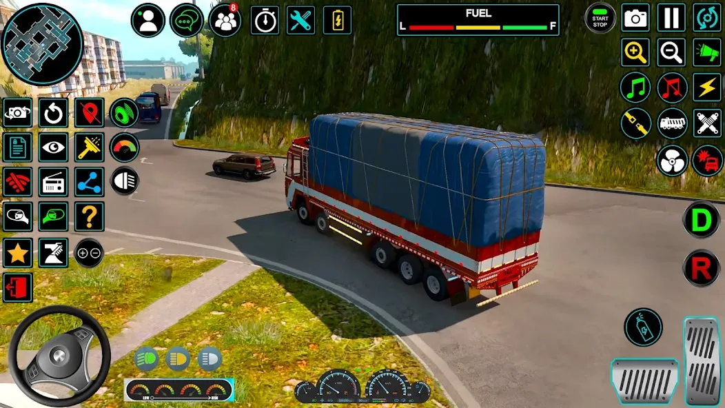 Indian Truck Offroad Cargo Sim (Индийский грузовик   )  [МОД Mega Pack] Screenshot 2