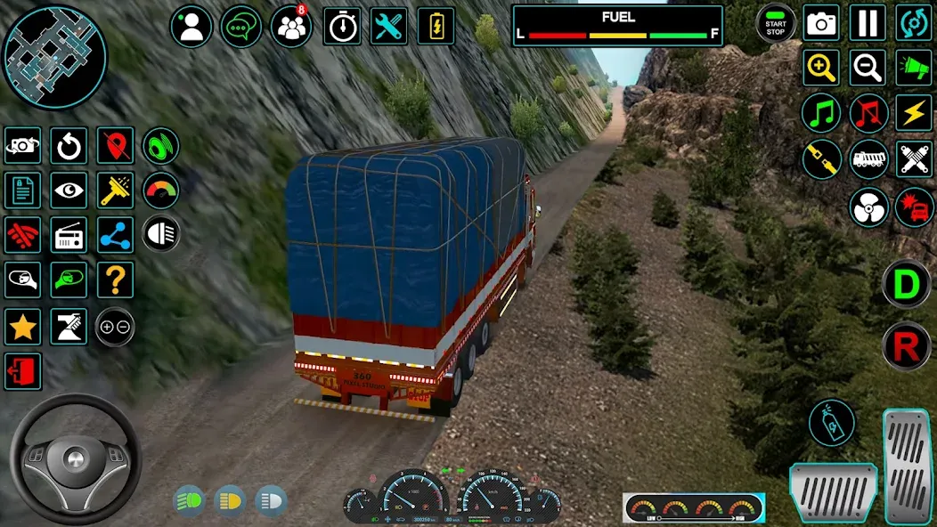 Indian Truck Offroad Cargo Sim (Индийский грузовик   )  [МОД Mega Pack] Screenshot 3