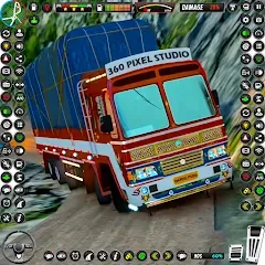 Скачать взломанную Indian Truck Offroad Cargo Sim (Индийский грузовик   )  [МОД Mega Pack] - последняя версия apk на Андроид