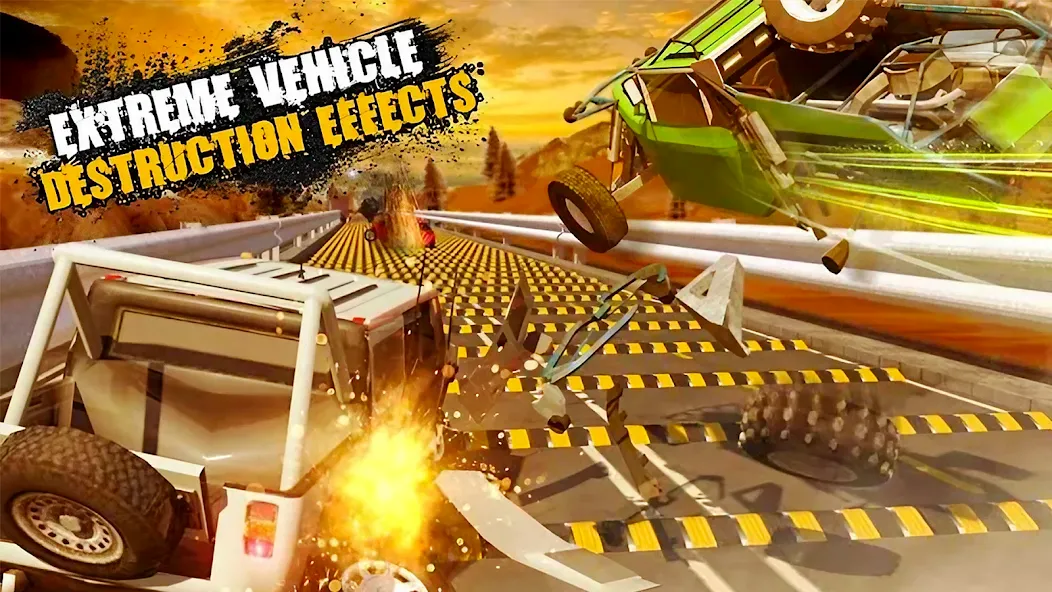 Car Crash Speed Bump Car Games  [МОД Все открыто] Screenshot 2