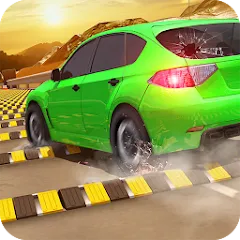 Взломанная Car Crash Speed Bump Car Games  [МОД Все открыто] - стабильная версия apk на Андроид