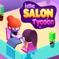 Взломанная Idle Beauty Salon Tycoon (Айдл Бьюти Салон Тайкун)  [МОД Бесконечные монеты] - стабильная версия apk на Андроид