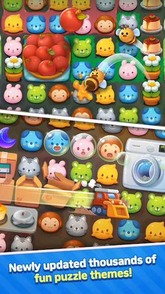 Anipang Match (Анипанг Матч)  [МОД Много денег] Screenshot 3