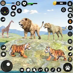 Скачать взломанную Tiger Simulator Animal Games (Тигровый симулятор  игры с животными)  [МОД Бесконечные деньги] - стабильная версия apk на Андроид