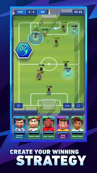 AFK Football: RPG Soccer Games  [МОД Много монет] Screenshot 1