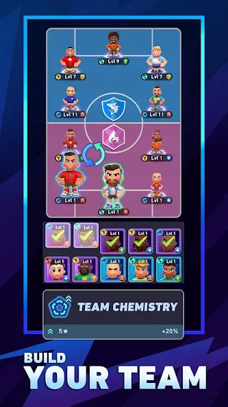 AFK Football: RPG Soccer Games  [МОД Много монет] Screenshot 3