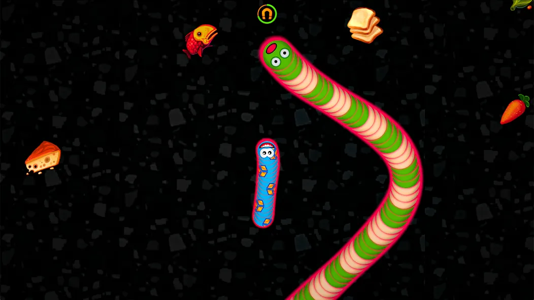 Worms Zone .io - Hungry Snake  [МОД Menu] Screenshot 5