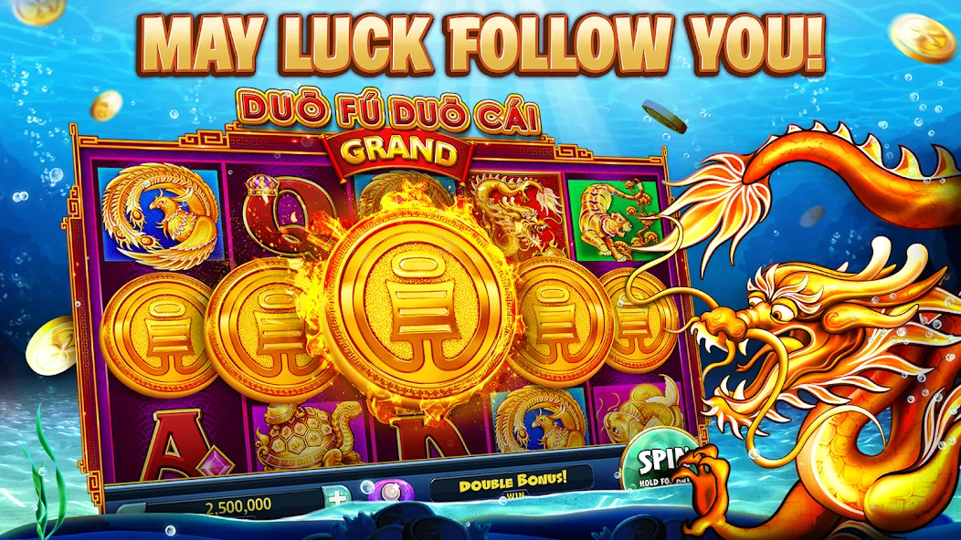 Gold Fish Casino Slot Games (Голдфиш)  [МОД Много монет] Screenshot 2