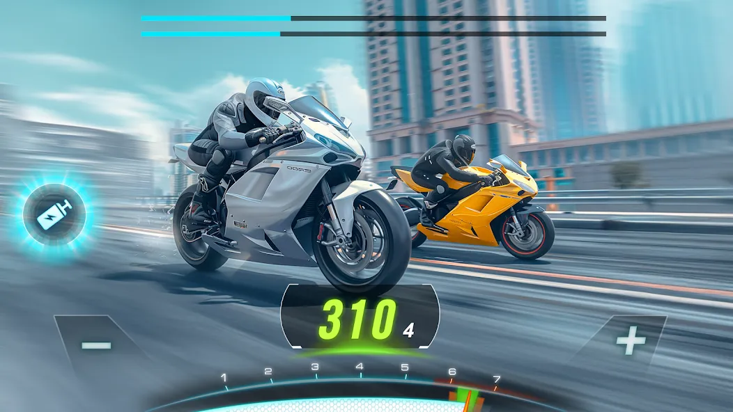 Motor Bike: Xtreme Races  [МОД Бесконечные деньги] Screenshot 3