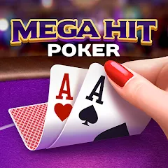 Взлом Mega Hit Poker: Texas Holdem (Мега Хит Покер)  [МОД Unlocked] - стабильная версия apk на Андроид