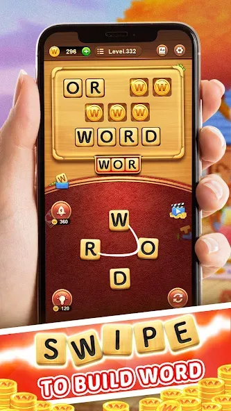 Word Connect (Ворд Коннект)  [МОД Много денег] Screenshot 1