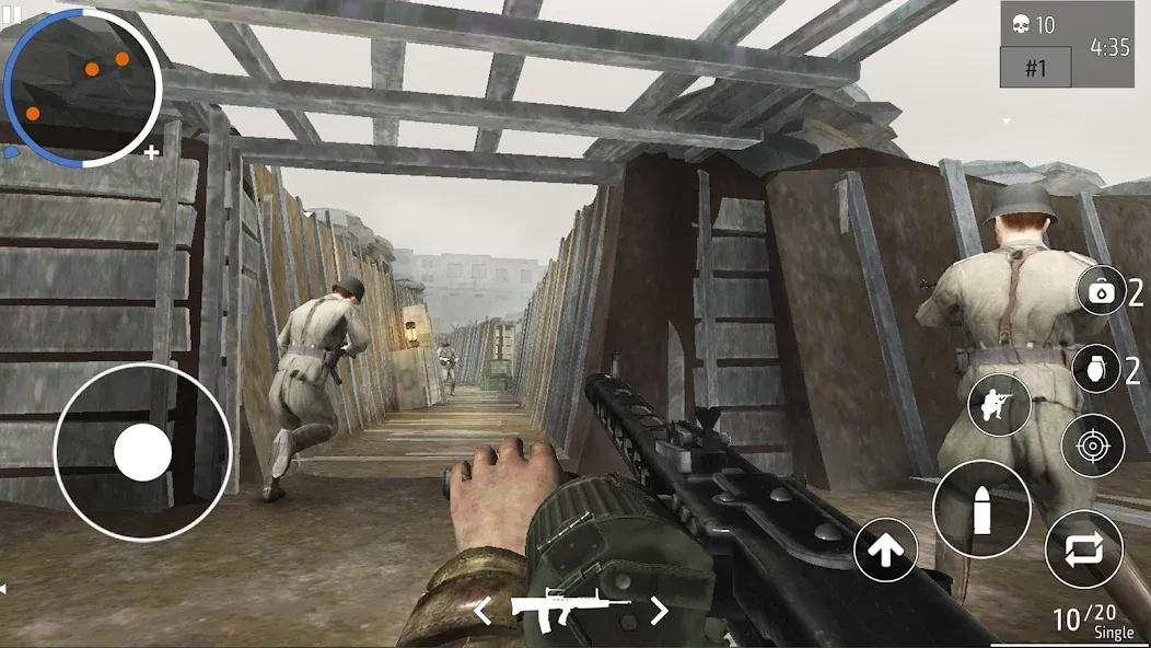 World War 2 Shooter offline (Мировая война 2 Стрелок)  [МОД Меню] Screenshot 4