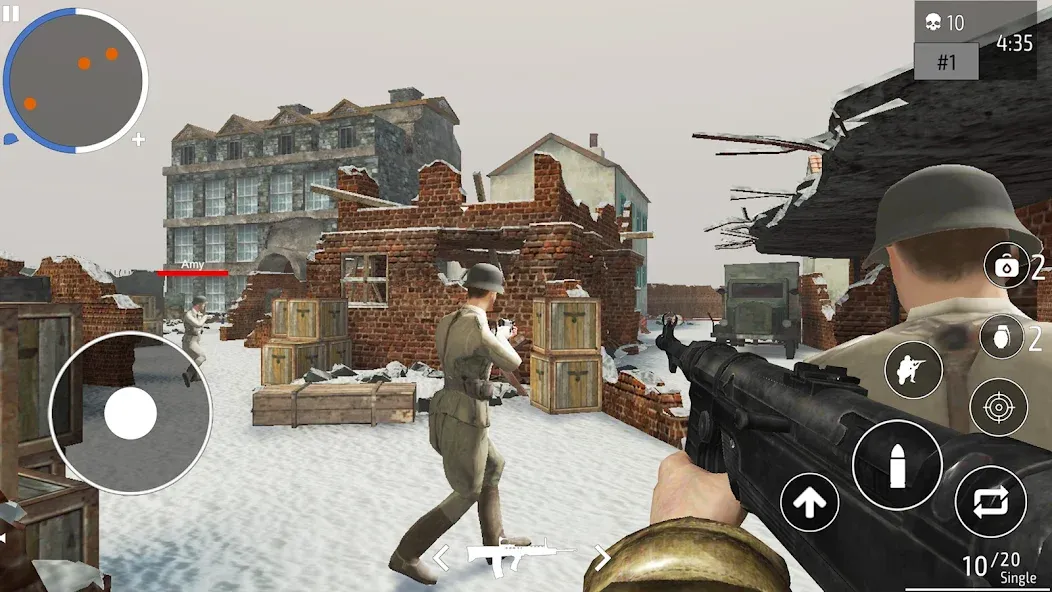 World War 2 Shooter offline (Мировая война 2 Стрелок)  [МОД Меню] Screenshot 5