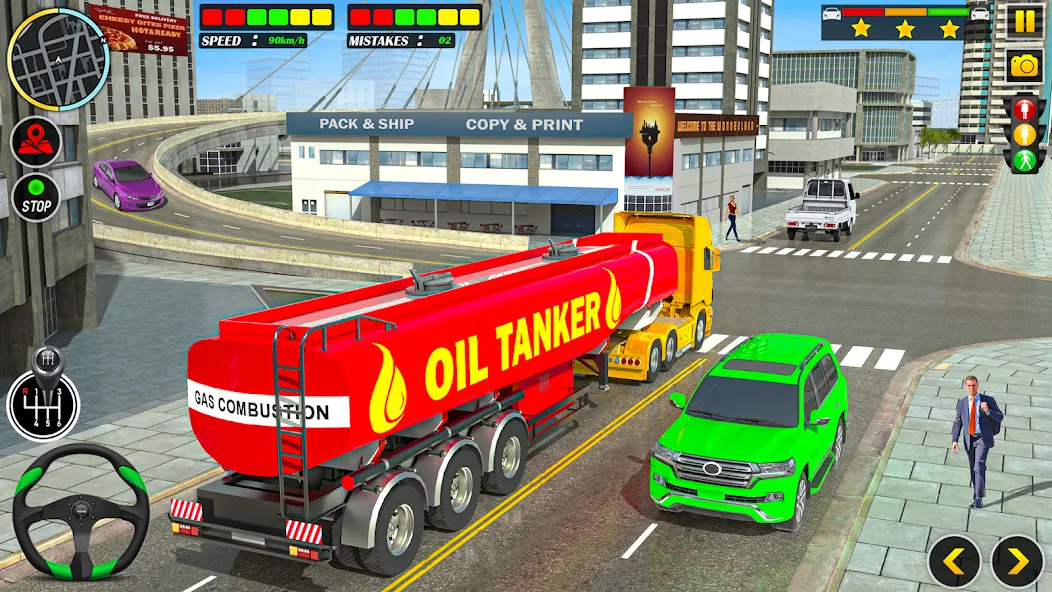 Offroad Oil Tanker Truck Games (Оффроуд Игры на машинецистерне для нефти)  [МОД Menu] Screenshot 2