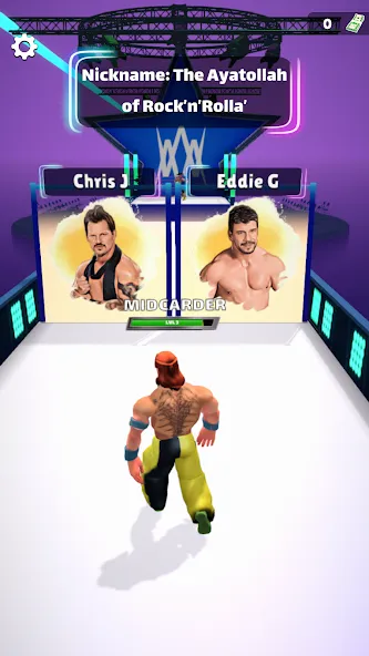 Wrestling Trivia Run (Рестлинг Тривия Ран)  [МОД Menu] Screenshot 1