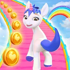 Скачать взлом Unicorn Kingdom: Running Games (Юникорн Кингдом)  [МОД Unlocked] - стабильная версия apk на Андроид