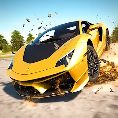 Взломанная Car Crash: 3D Mega Demolition (Кар краш)  [МОД Бесконечные деньги] - полная версия apk на Андроид