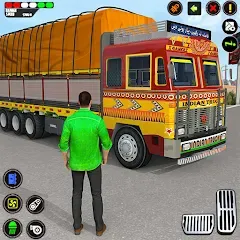 Скачать взломанную Indian Truck Drive Truck Games (Индийский грузовой симулятор)  [МОД Много денег] - последняя версия apk на Андроид