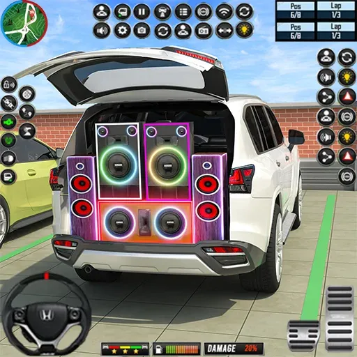 School Car Game 3d Car Driving  [МОД Много денег] Screenshot 1