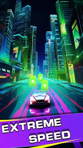 Beat Racing:Car&Music game (Бит Кар Гонки игра музыки )  [МОД Menu] Screenshot 3