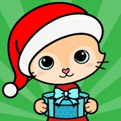 Взломанная Yasa Pets Christmas (Яса Петс Кристмас)  [МОД Menu] - полная версия apk на Андроид