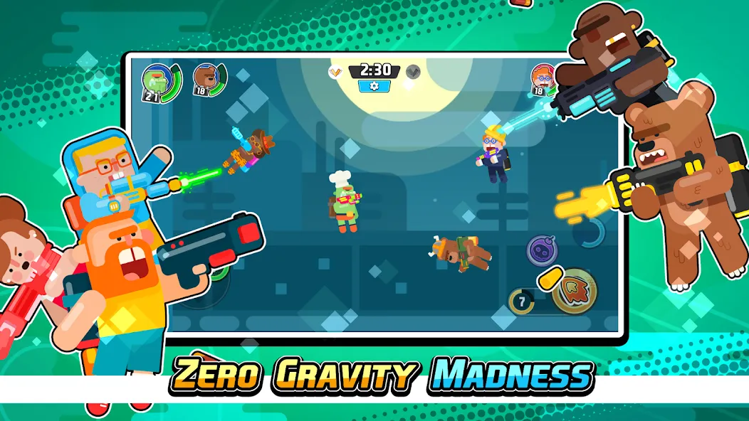 Gravity Brawl: Hero Shooter  [МОД Меню] Screenshot 1