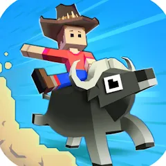 Скачать взломанную Rodeo Stampede: Sky Zoo Safari  [МОД Mega Pack] - стабильная версия apk на Андроид