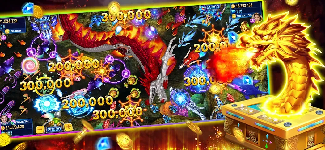 Dragon King:fish table games (Драгон Кинг)  [МОД Бесконечные монеты] Screenshot 4