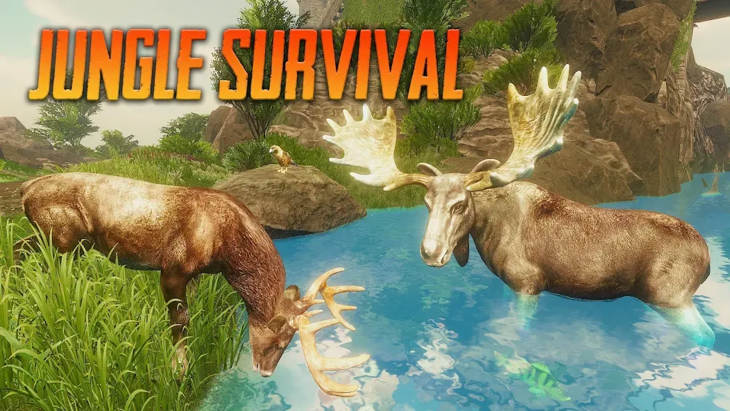 The Moose - Animal Simulator (Зе Мус)  [МОД Много денег] Screenshot 5