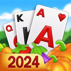 Взломанная Solitaire Farm: Card Games (Соляр Фарм)  [МОД Все открыто] - последняя версия apk на Андроид