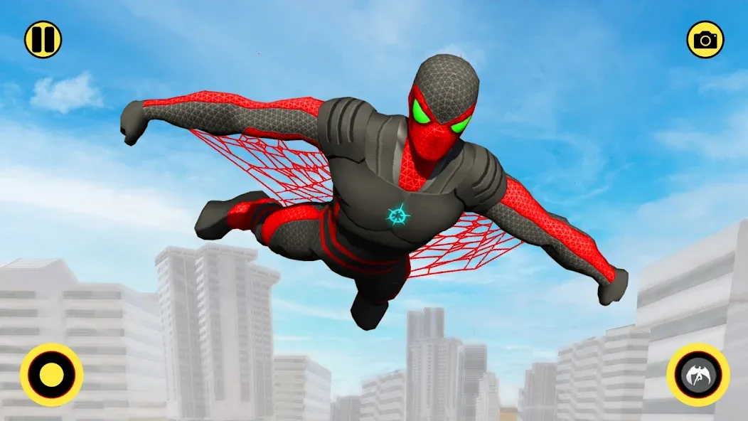 Spider Miami Rope Hero Ninja  [МОД Бесконечные монеты] Screenshot 4